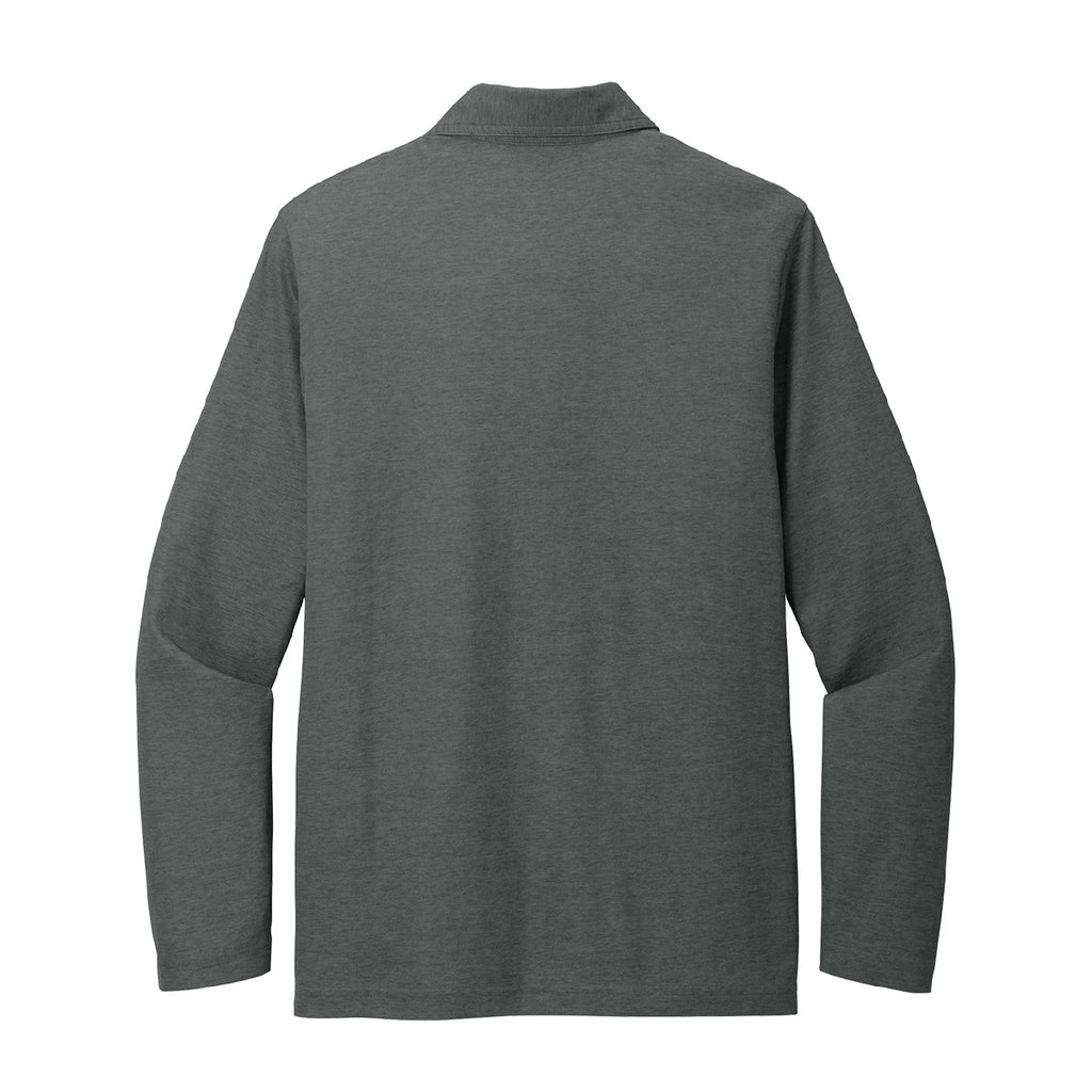Pro-Craft Travis Mathew Oceanside Heather Long Sleeve Polo - TM1MZ343