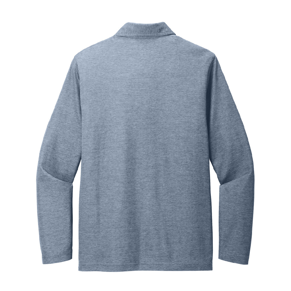 Pro-Craft Travis Mathew Oceanside Heather Long Sleeve Polo - TM1MZ343