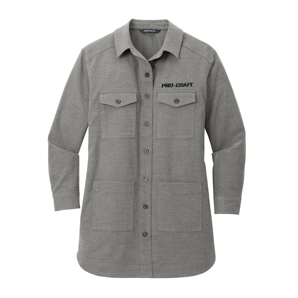 Pro-Craft Mercer+Mettle® Women’s Long Sleeve Twill Overshirt