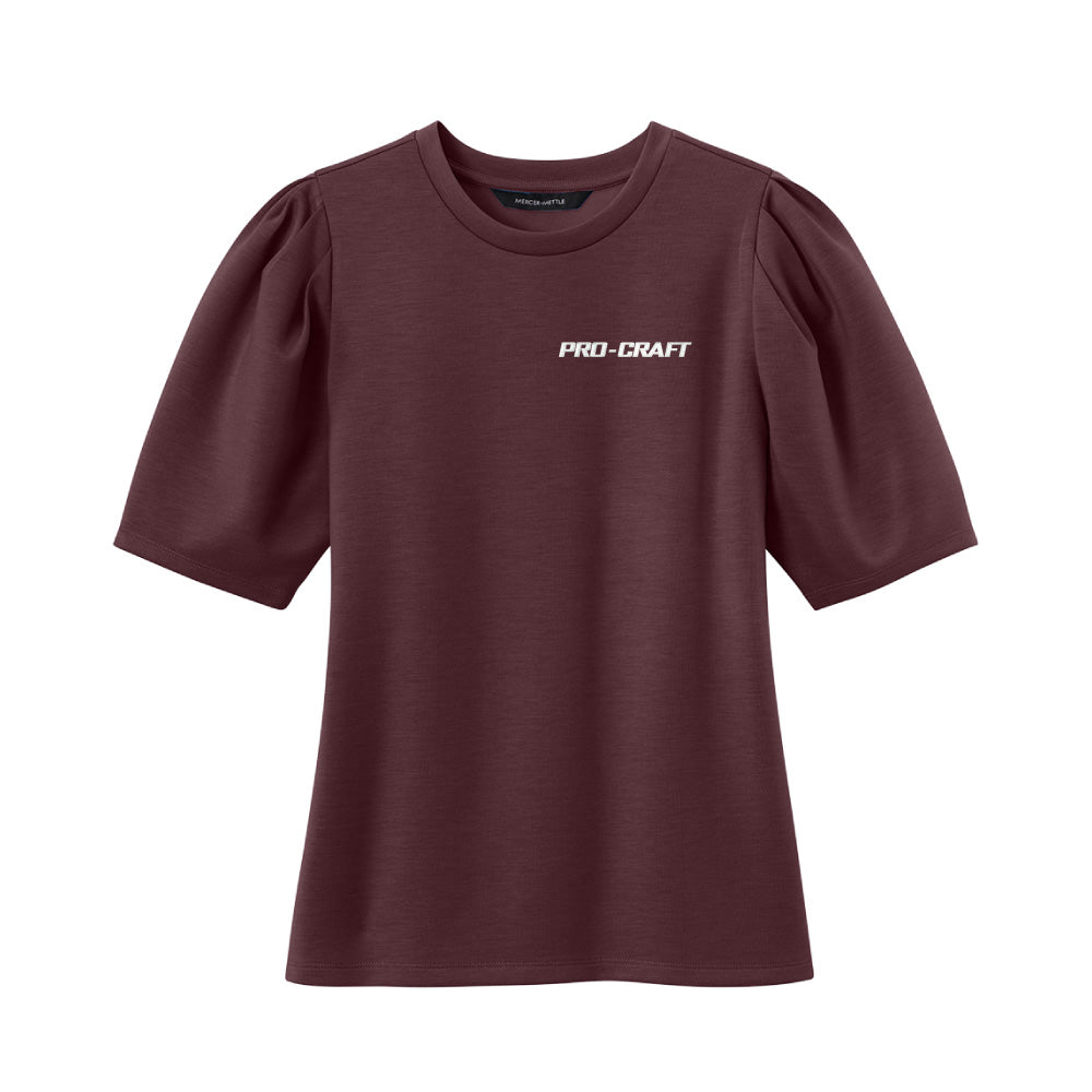 Pro-Craft Logo Mercer+Mettle® Women’s Short Sleeve Lite Spacer Top