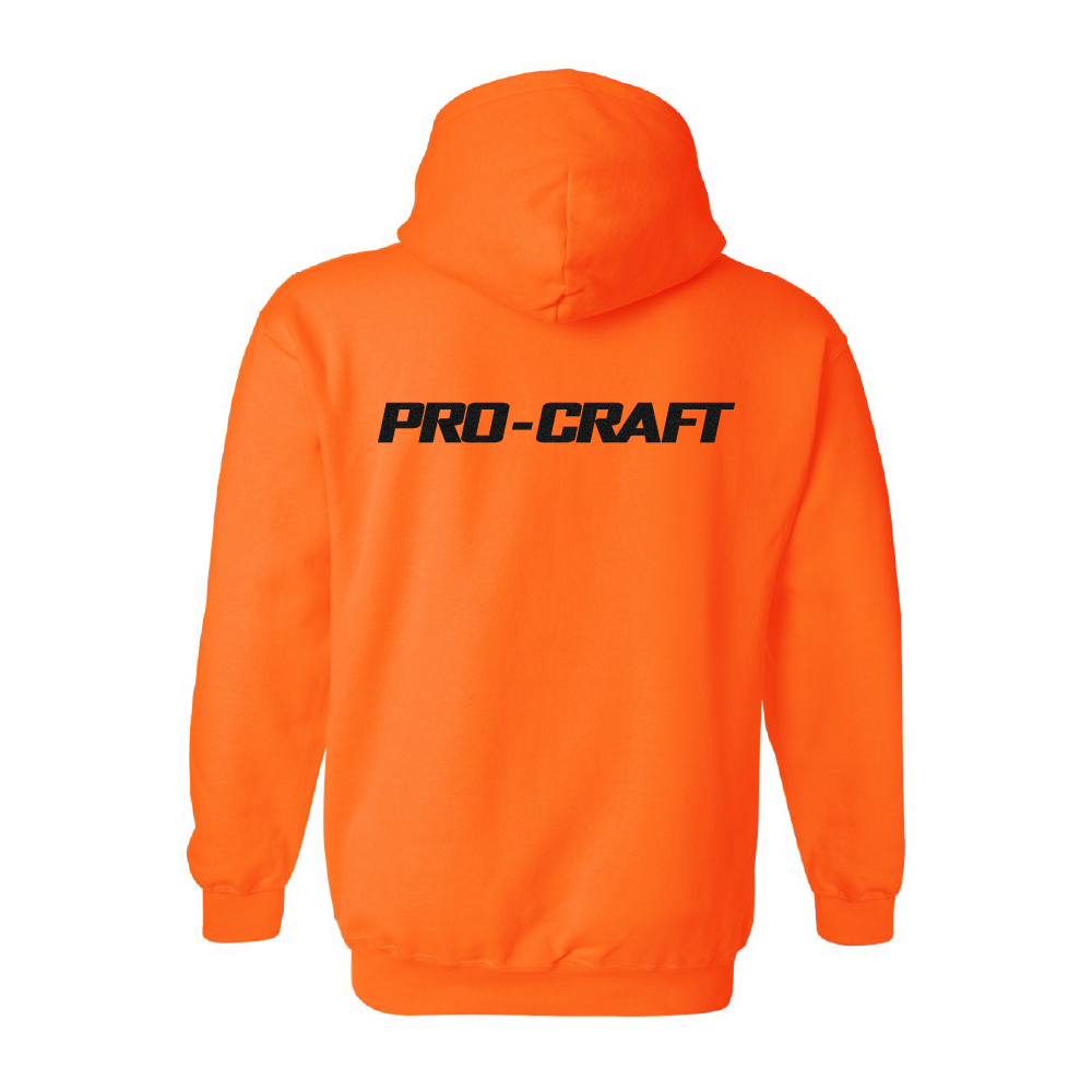Pro-Craft Logo Safety Orange Hoodie