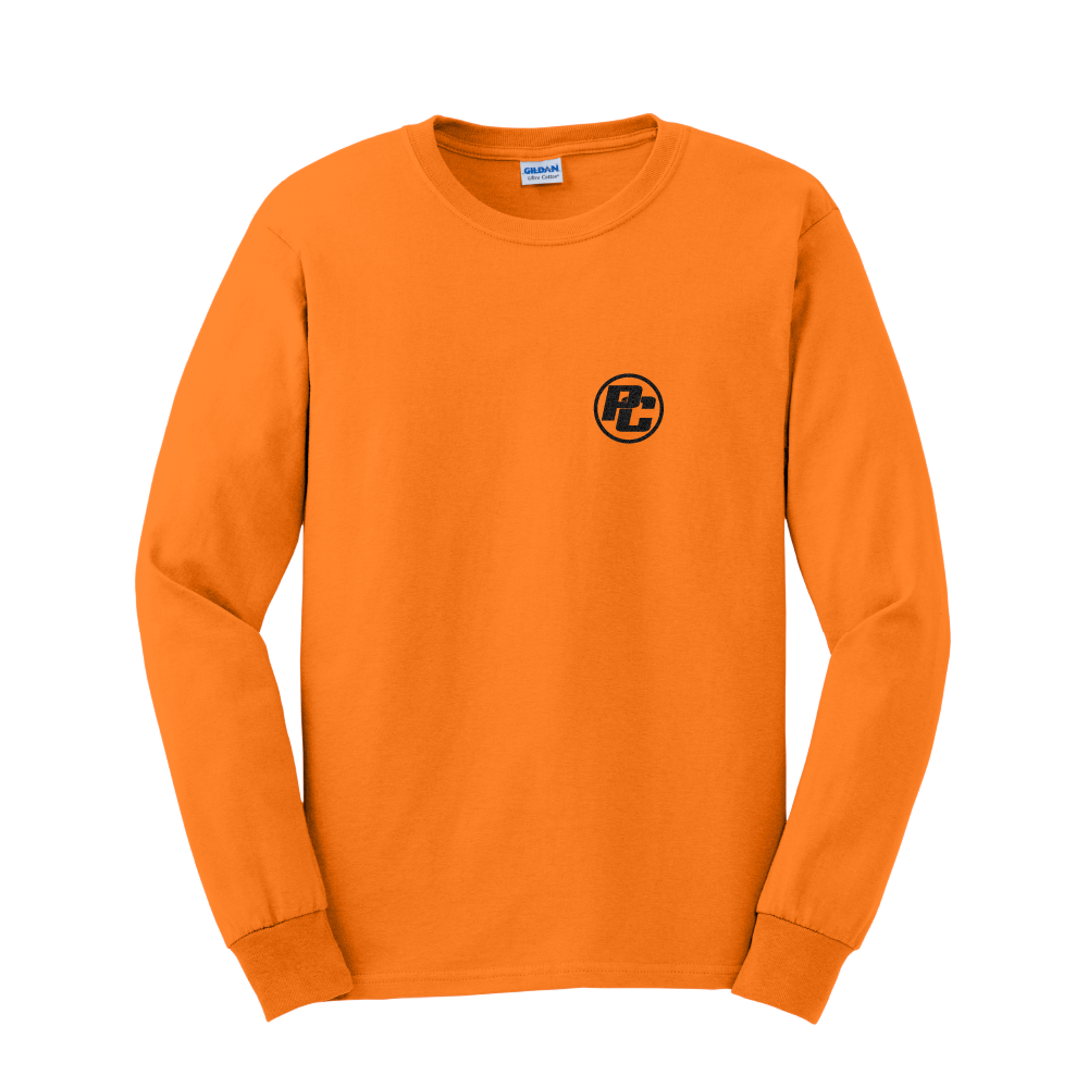 Pro-Craft Logo Safety Orange Long Sleeve T-Shirt