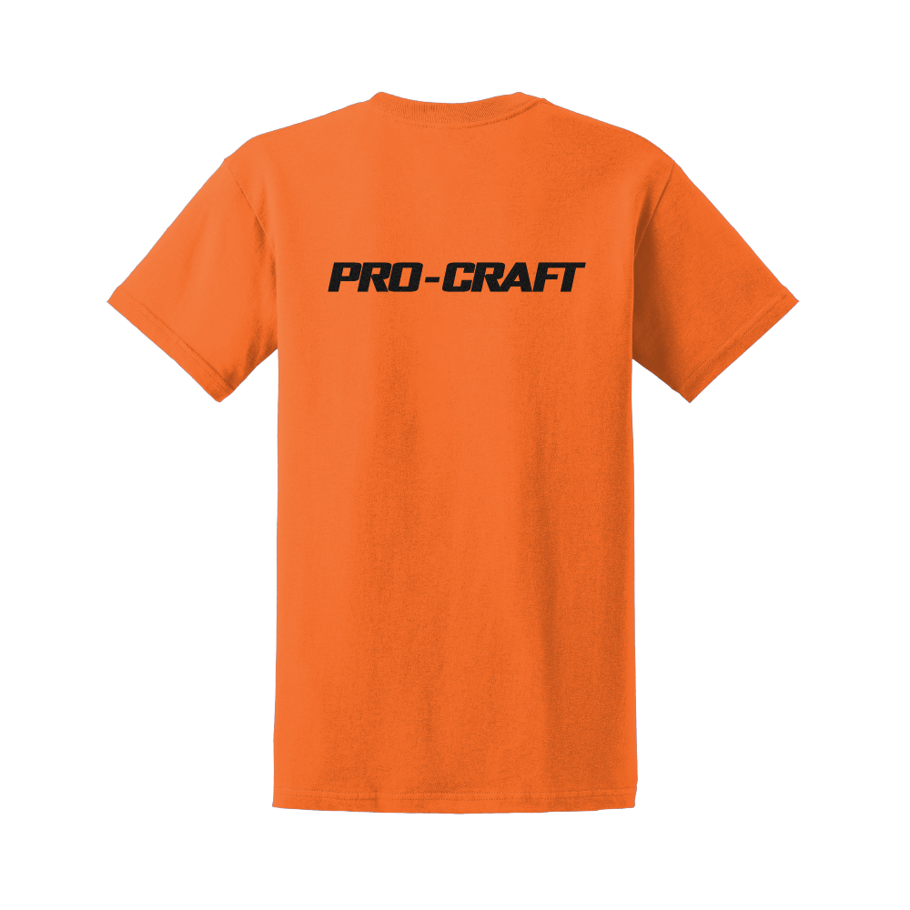 Pro-Craft Logo Safety Orange T-Shirt