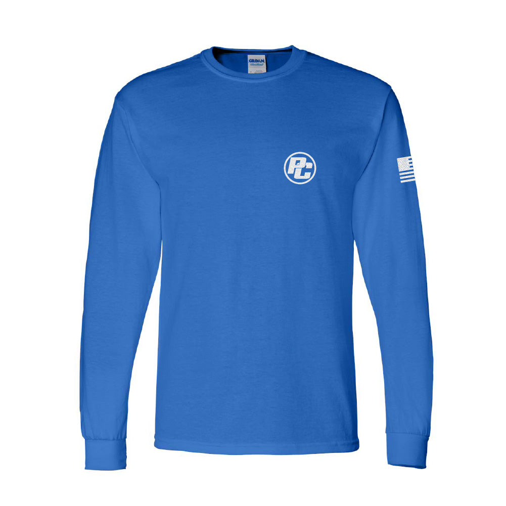 Team Pro-Craft Safety Blue Long Sleeve T-Shirt
