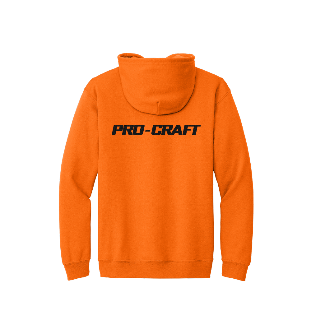 Pro-Craft Logo Zip Hoodie - Safety Orange - 18600